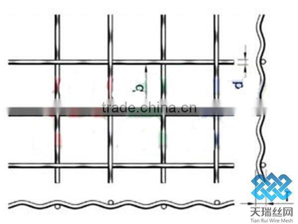 Crimped wire mesh made in China