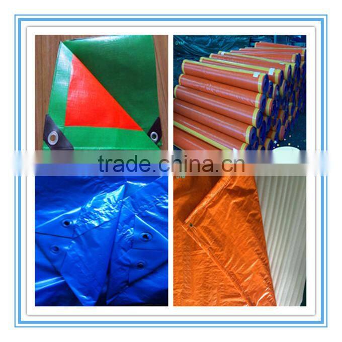 Waterproof and sun-resistant blue and silver hdpe tarpaulin rolls