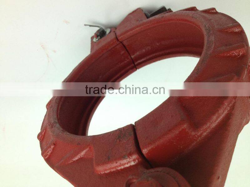 High Quality Pipe Clamp Fittings Forging Concrete Pump Pipe / Rubber Hose Clamp China Supplier