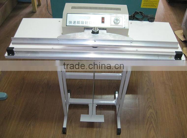 ORSAI-600 foot Pedal Sealing Machine for shops, homes and some workplaces.