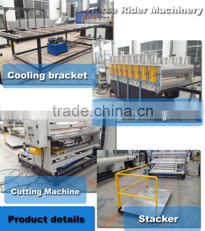 PVC foam plate making machine
