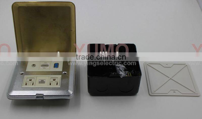 HGD-5T YUMO Spring style aluminum alloy Floor Socket (IP55 )