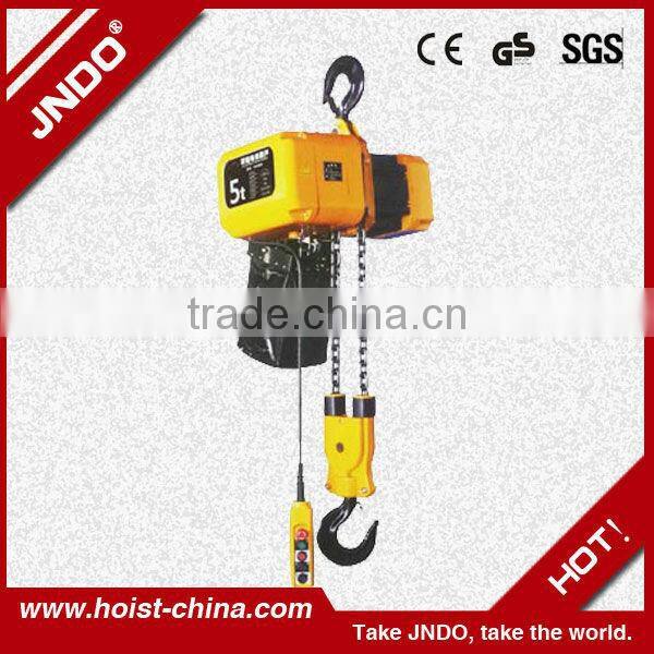 High Quality Fixed Type Electric Chain Hoist with Hook