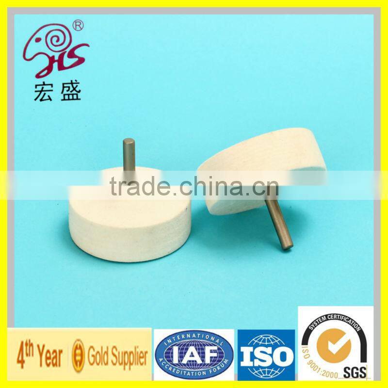 2016 new China manufacturer hot sale wool grinding head fabric high quality
