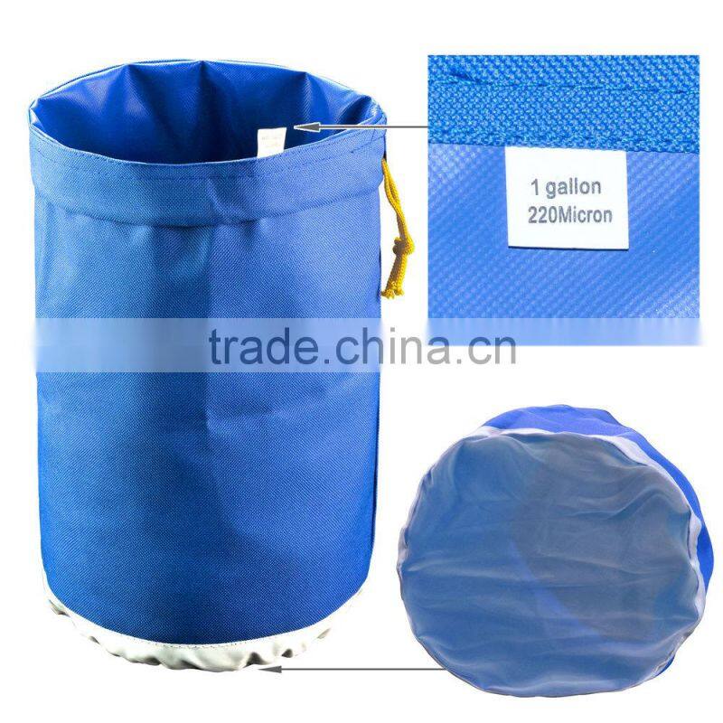 Bubble Ice Hash Bags 5Gallon 5 Bag Kit Herbal Extract Press Screen Hydroponic