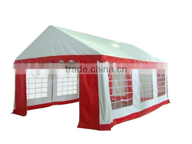 Red and white Large event PE/PVC tent for party