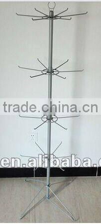 4 Tier Spinning Metal Snack Display Stands with Sign Plate New