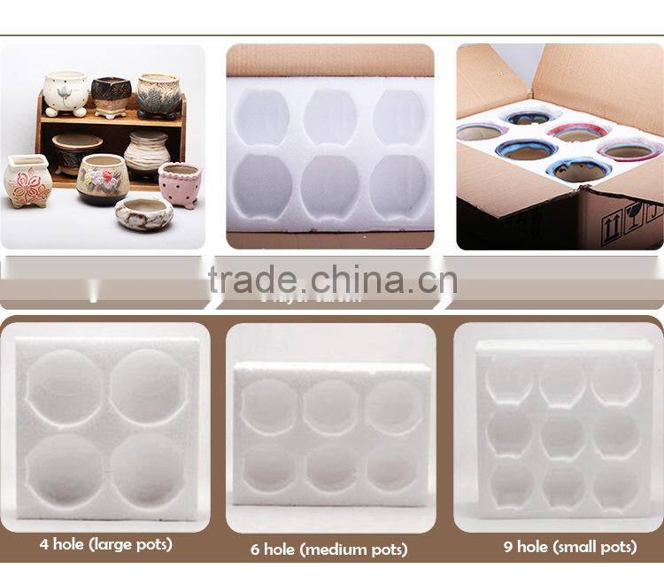 Succulent plant small indoor stone flowerpot