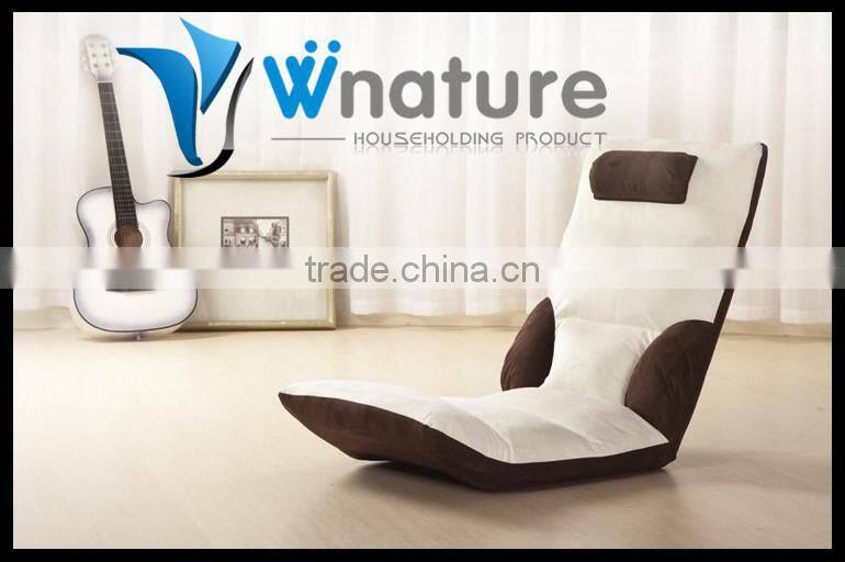fashion creative suede leisure sofa, high seat leisure sofa chair, leisure modern floor sofa seating
