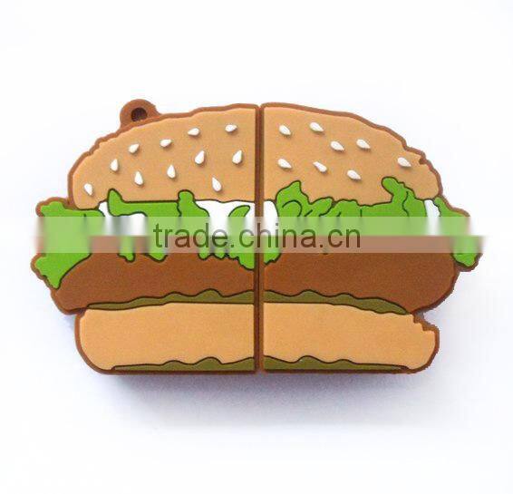 OEM factory customized biscuit creative design pvc USB Flash Drives