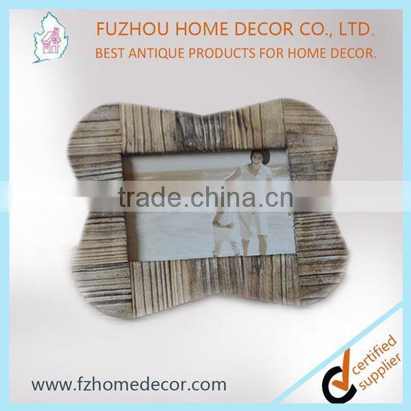 Heart shape bed photo frame with or without mat