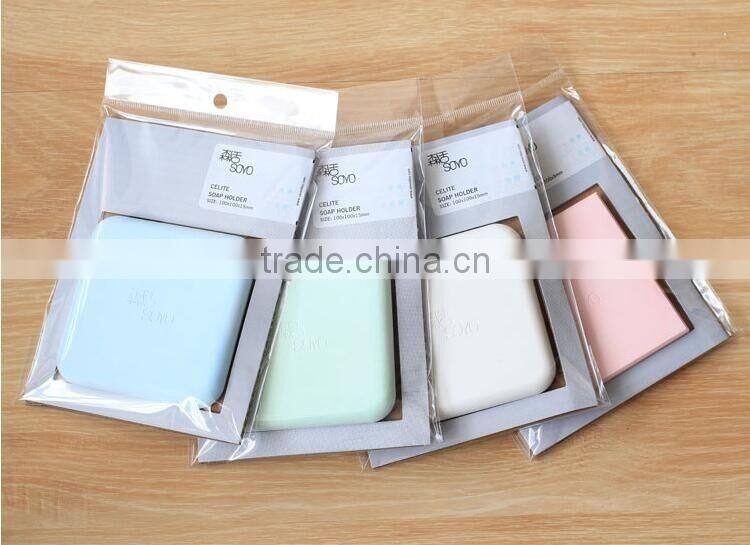 Creative Household Environmental Diatomaceous Earth Round/Square Soap Holder Eradicate Odor Water Absorption Soap Box