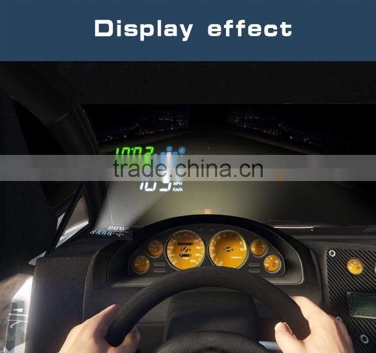 Universal Head Up Display With GPS 3.5 inch Screen HUD For Car Auto Speed Monitor For Wholesale