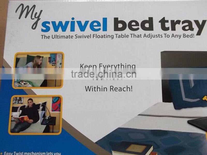swivel bed tray/bed table tray/bed table tray/folding bed tray