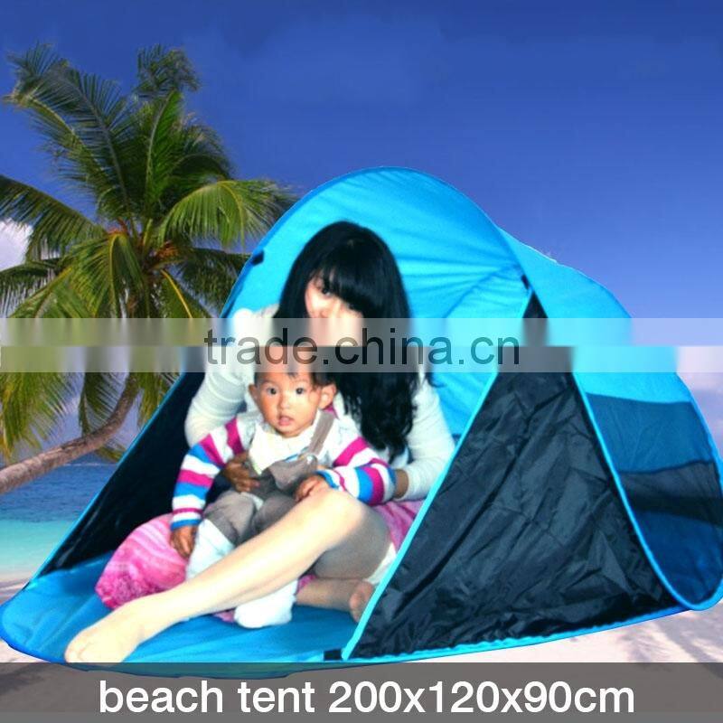 Outdoor 2 person beach sun shade tent fast open pop up tent