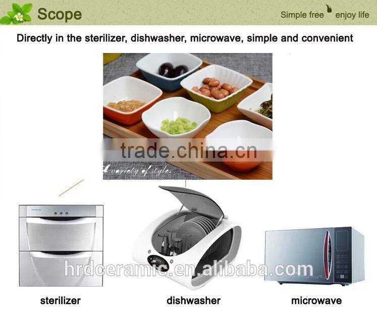 High quality soup bowls Stocked bakeware white ceramic popcorn bowl