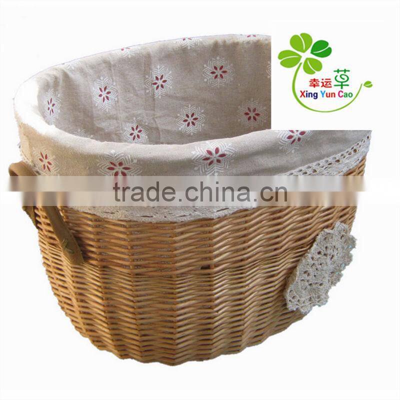 large rectangular black wicker laundry basket