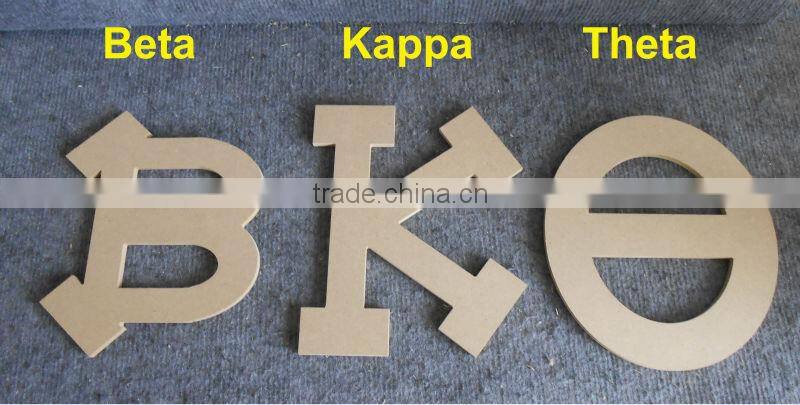 customized natural wood MDF alphabet letters