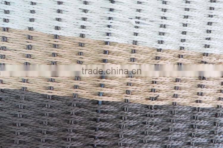 China popular good quality durable plastic metal wire paper rope laundry basket for hotel or home