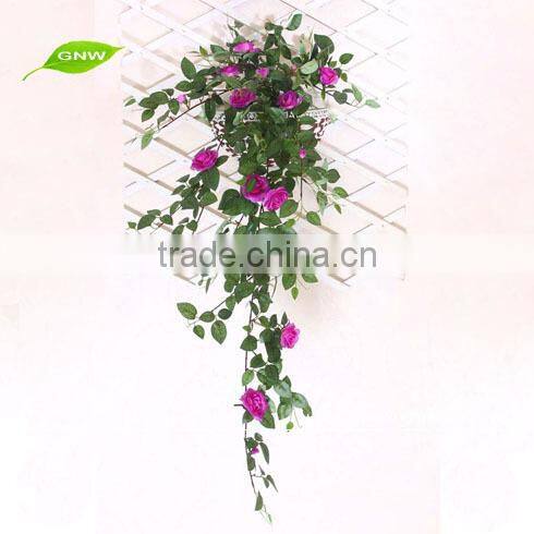 GNW FLV11 Wholesale Artificial Rose Flower for Wreath used in christmas decorations