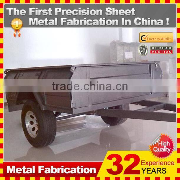 7x5 8x5 galvanized car trailer camping box