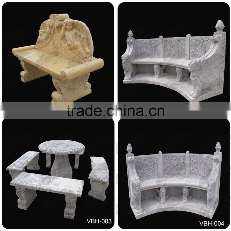 Hot Sale Marble Bench for Decoration VBC--001
