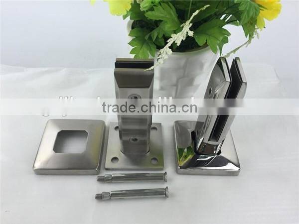 Frameless Glass Pool Fencing Flange Spigot/Square Glass Spigot