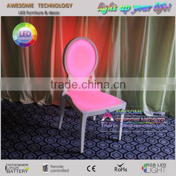 french style led lighted luxury chair / modern chairs