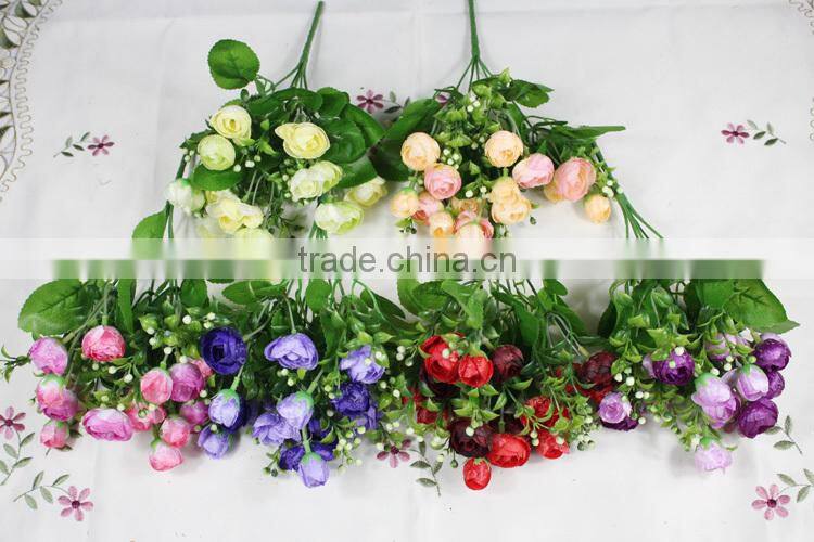 Lovely decorative flower for wholesale artificial flower bouquet
