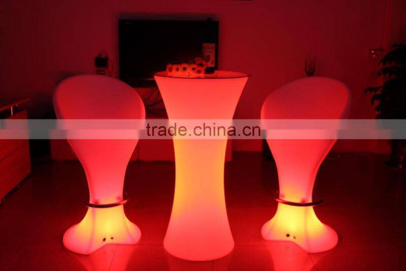 office chair home furniture led light bar table cocktail table, illuminated furniture