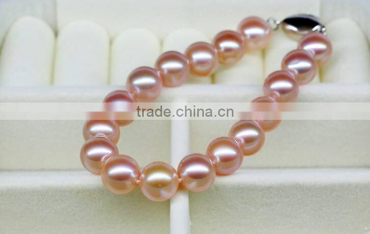 fashion 13-14mm purple Edison pearl bracelet