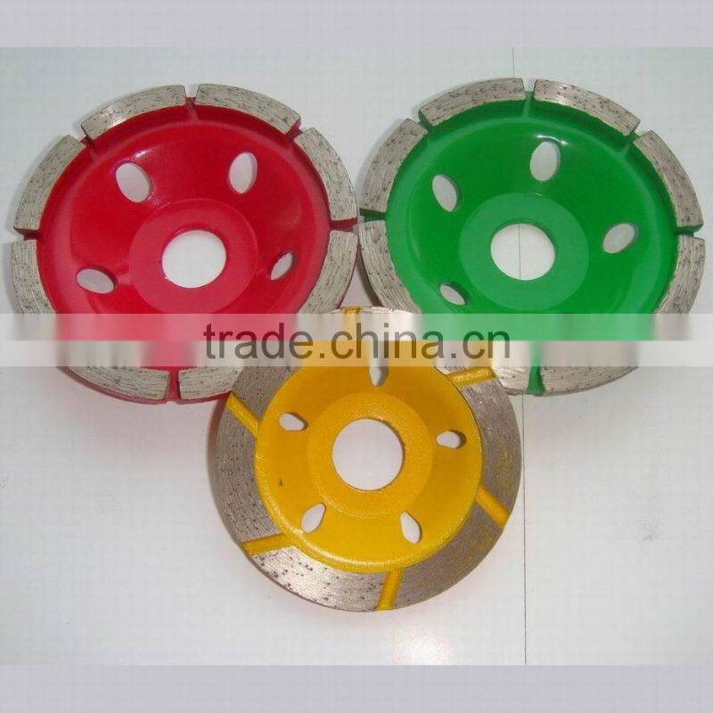 Sintered Single Row Diamond Grinding Cup Wheel