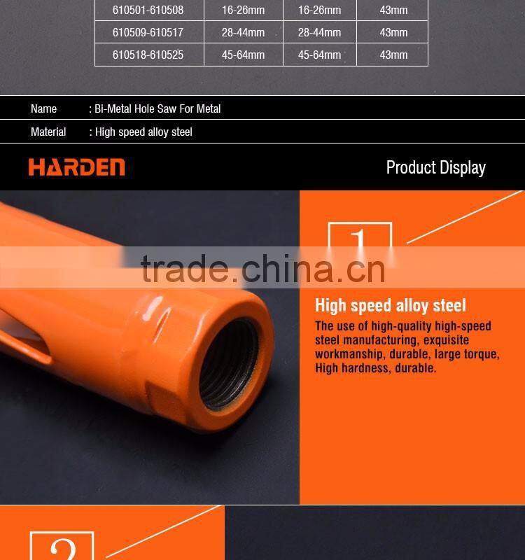 Professional 16-64mm HSS BI-Metal Hole Saw Set