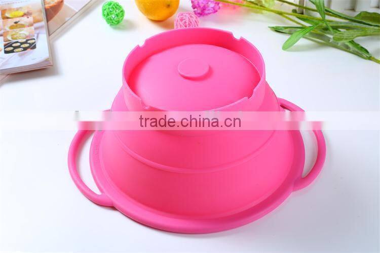 Collapsible silicone bowls hot selling microwave safe silicone bowls for kids