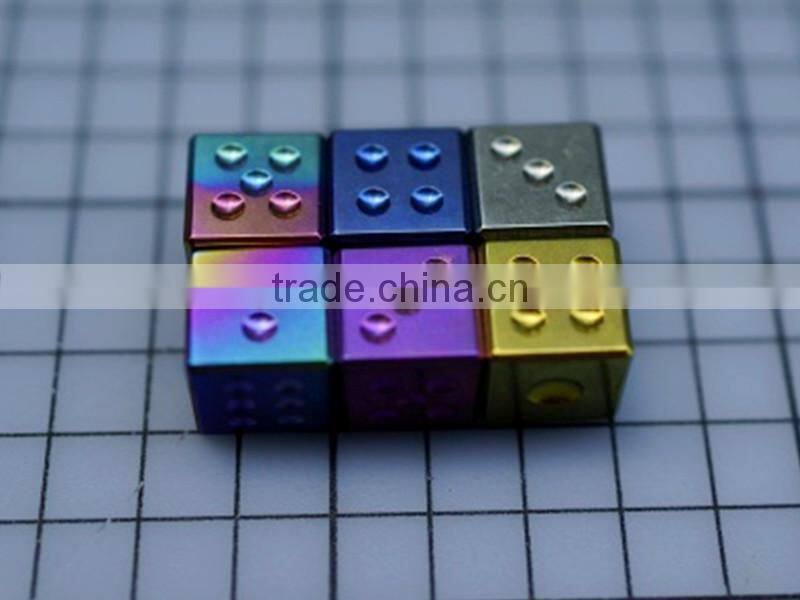 TK-3156 16MM food grade TC4 titanium dice for Bar frozen ice cubes