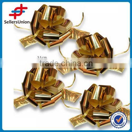 3.5cm Gold small decoration plastic flower sticker