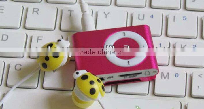 Earphones new style mp3 earphone Lady beetles