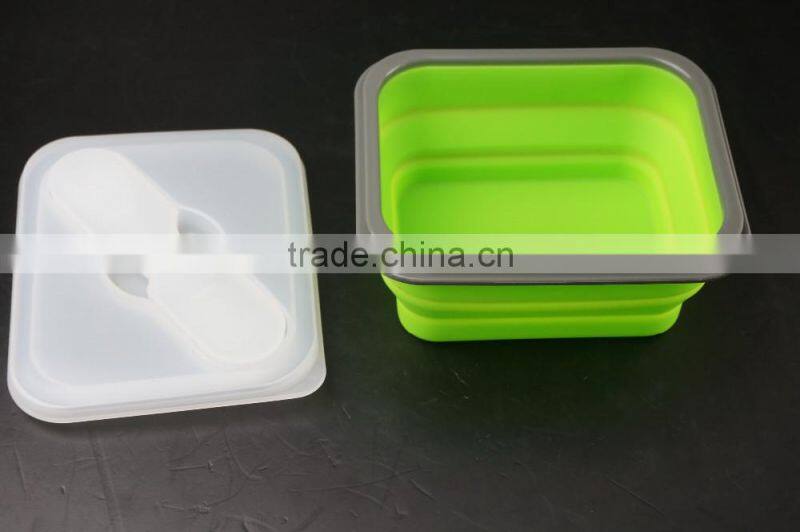 16130 Collapsible Silicone Kids Food Storage box