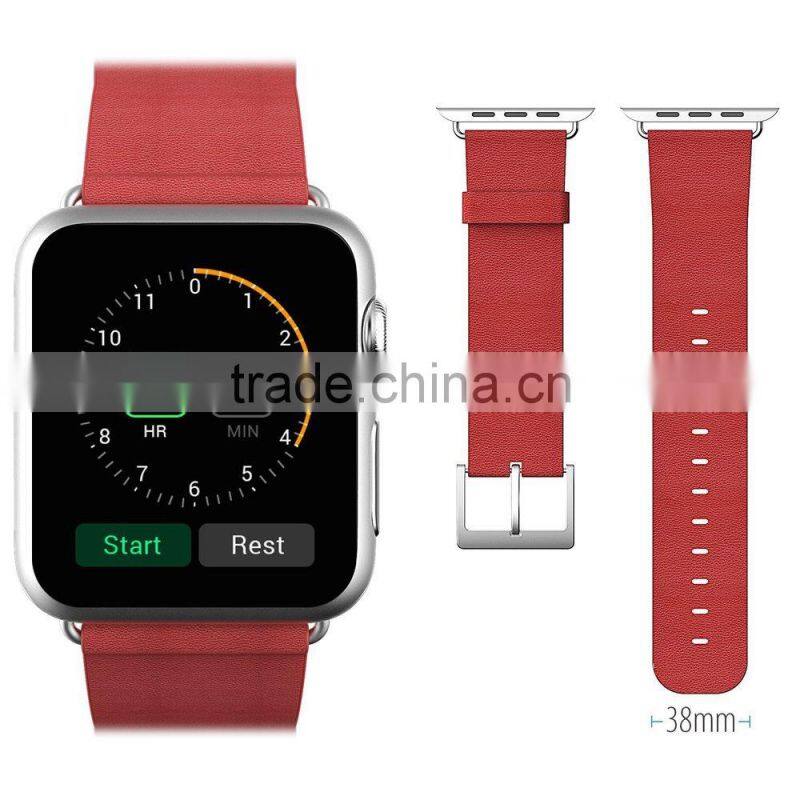 genuine leather watch strap watchband for iwatch apple watch strap