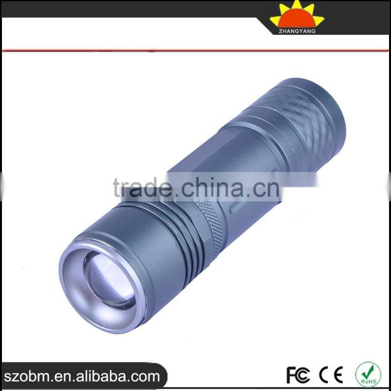 New arrival OEM W519 XP-E LED 500Lm 5 mode Outdoor HIgh quality led torch ,EDC flashlight