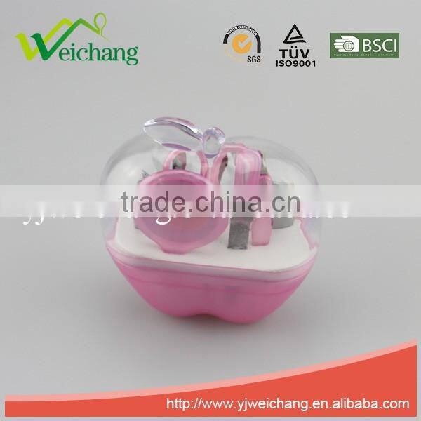 WCJ269 Manicure Set with Apple-shaped Pack(pink package)