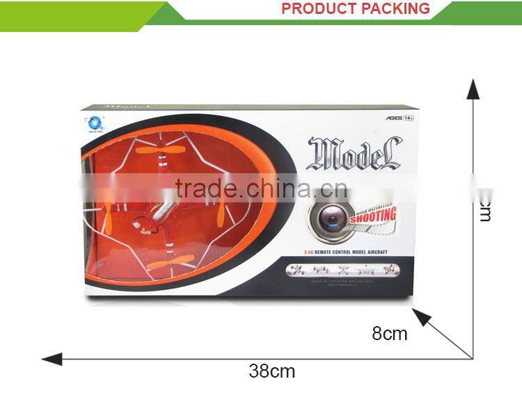 2.4G rc drone camera version 360 degrees rollover 4-axis aircraft