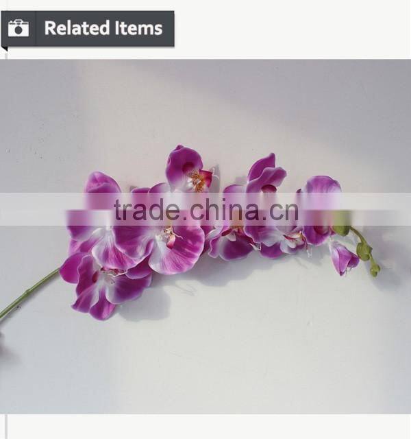 Wedding decoration flower stand factory direct artificial fabric dendrobium flower