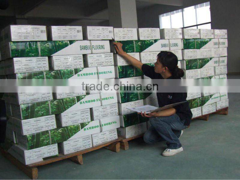 Teak Wooden Grainy 3-layer parquet Indoor Horizontal Bamboo Flooring