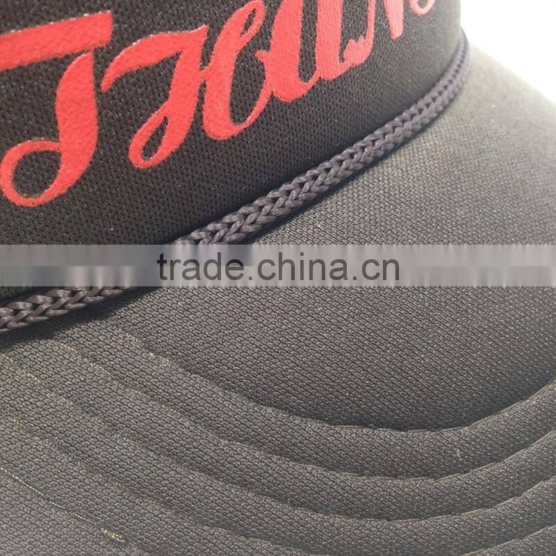 Baseball Mesh Hat /cap And Sponge Trucker Hat With String & Rope