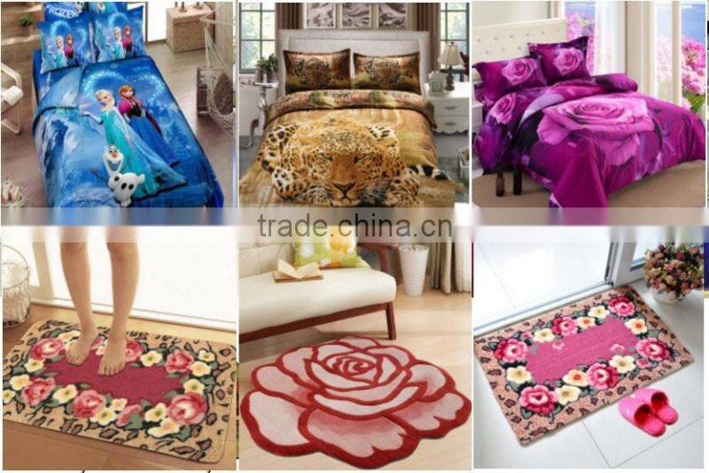 Home textile 100 activity of 3 d printing cotton pillow cases/pillow cover