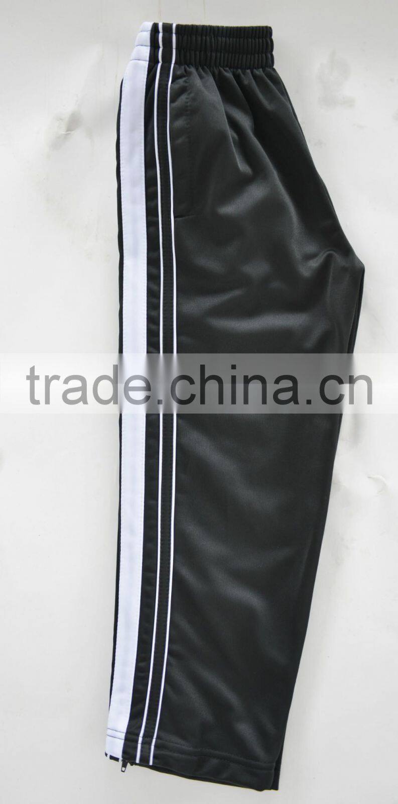 Popular hot selling men's polyester tricot jogging pants