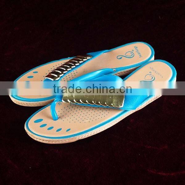 Ladies Summer Slippers PVC flip flops stock,170307a
