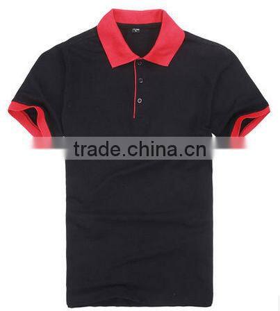 school uniform or advertising blank knitted s/s Polo Shirt for printing