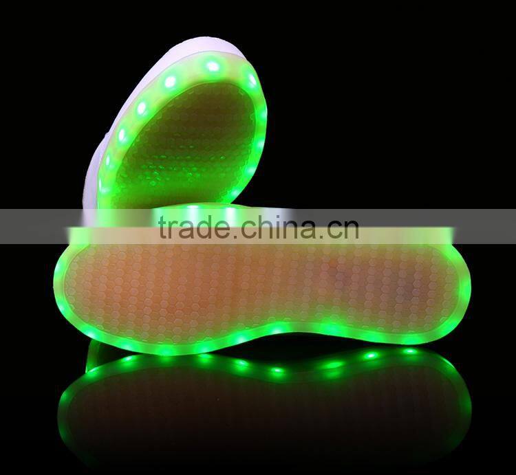 HFR-JS14 2015 wholesale cheap rubber platform customized bright light shoes